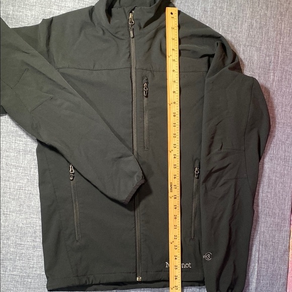 Marmot Softshell Jacket S Black Hiking Outdoor Full Zip Lightweight Windbreaker - Picture 12 of 12